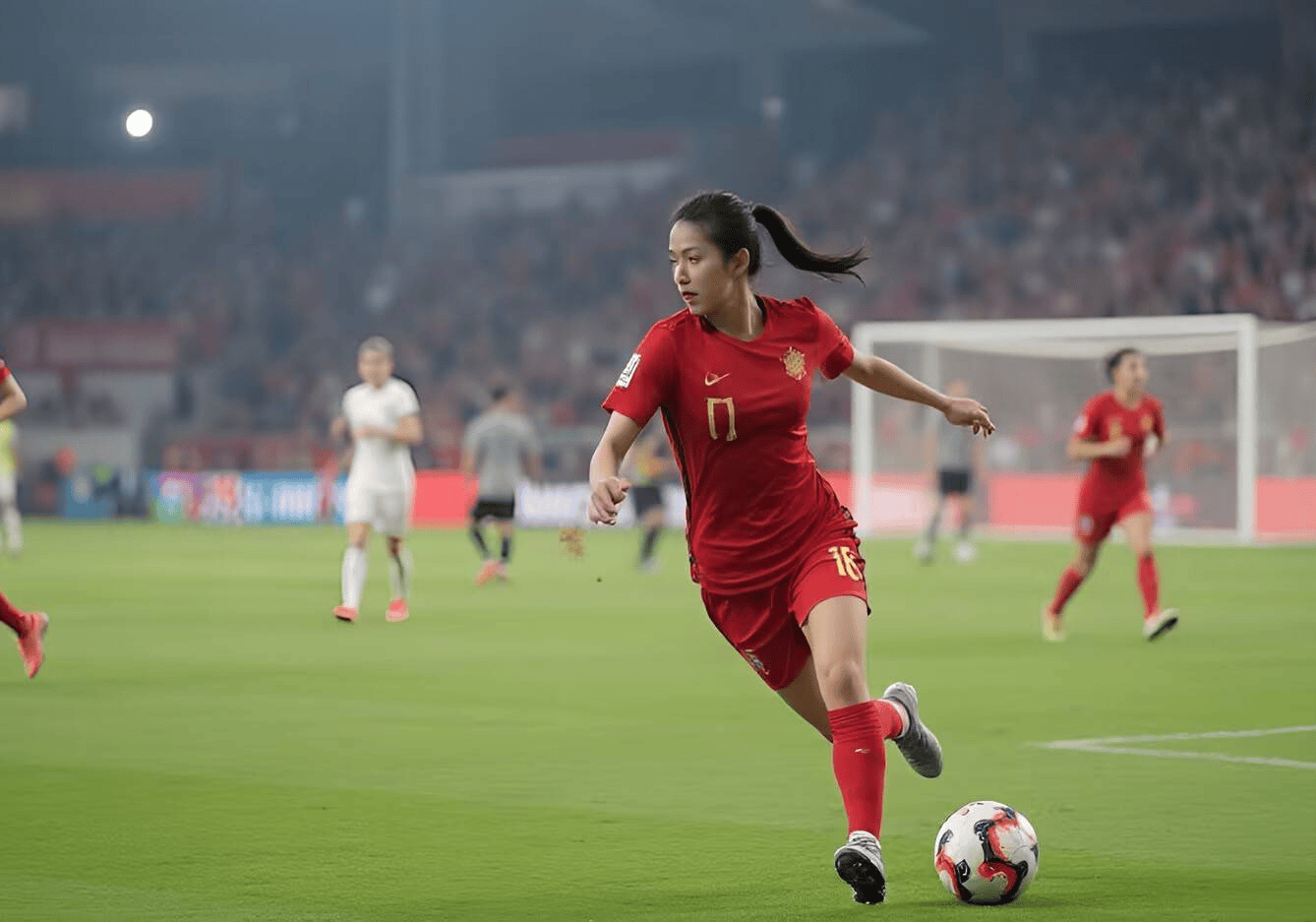 东京女子足球邀请赛：中国队凌厉出击，锁定胜局