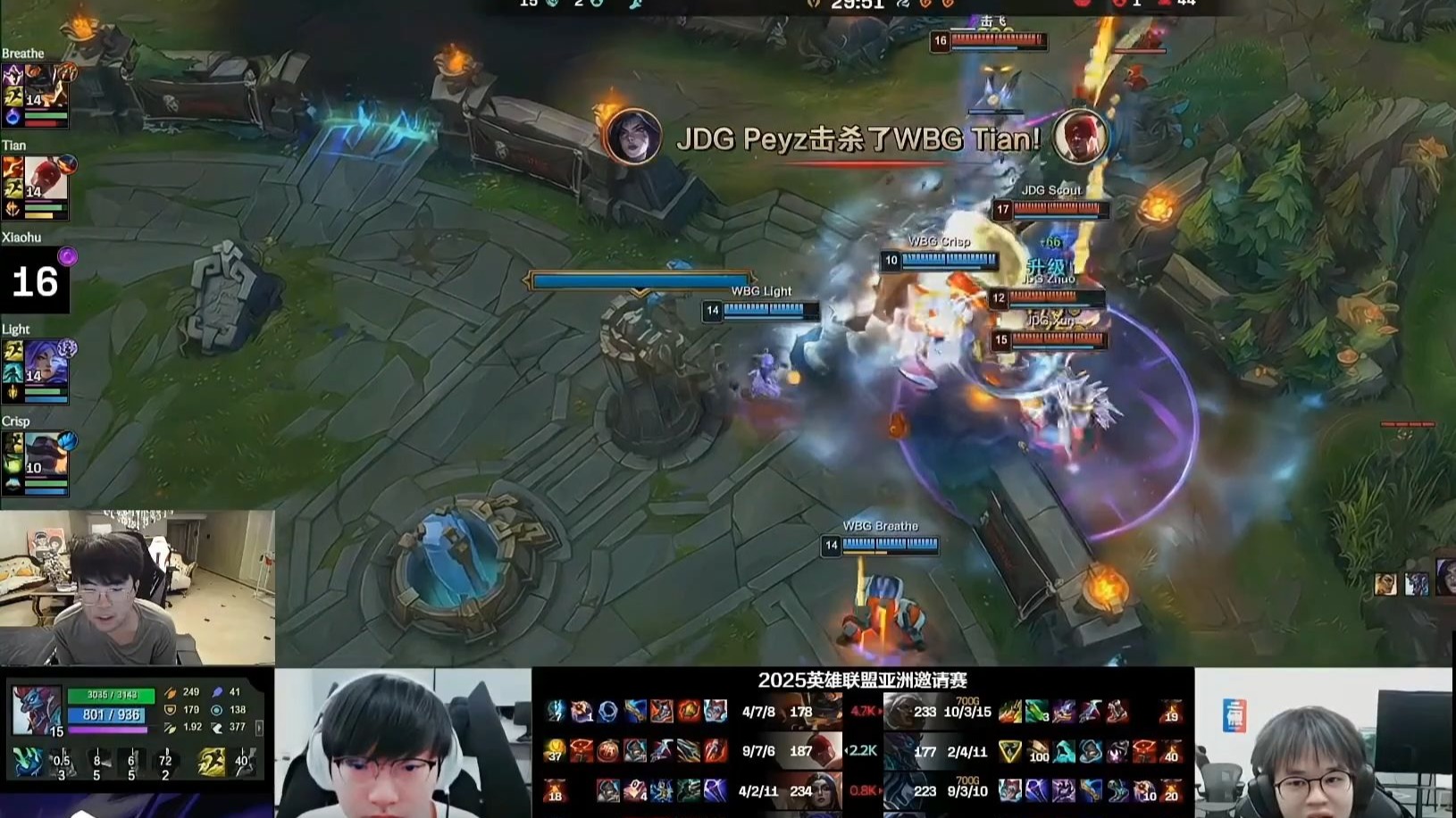 JDG绝杀V5，Xiaohu绝境逆转